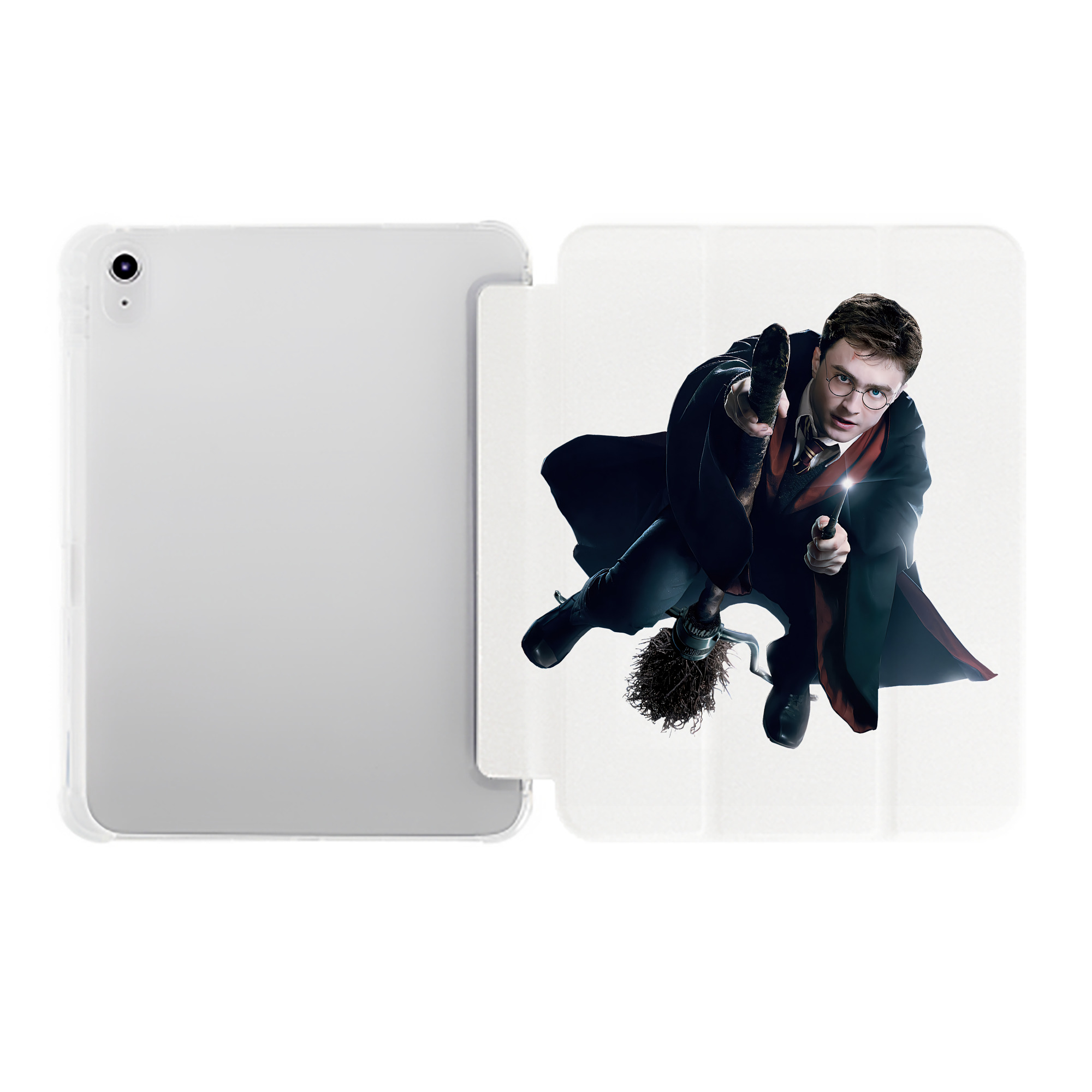 （画像用） Harry Potter ハリー・ポッターシリーズ IPad ケース ペン収納付き 三つ折りスタンド PUレザー×シリコン 対応機種9.5/10.5/10.9インチ